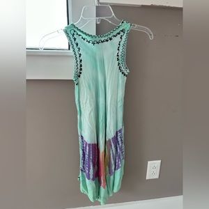 Mint green kids sundress